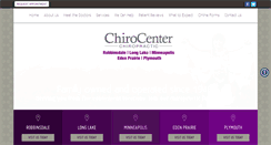 Desktop Screenshot of chirocentermn.com